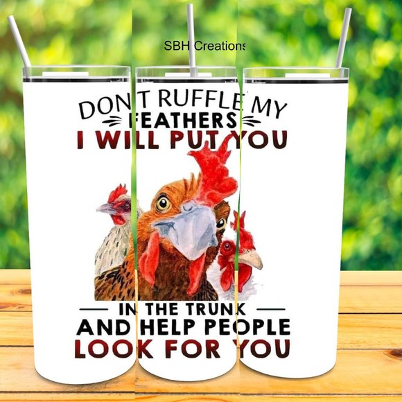 Funny Chicken Tumbler - Picture 1 of 1
